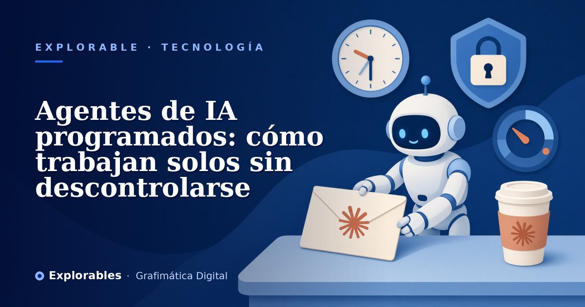 Agentes de IA programados: cómo trabajan solos sin descontrolarse