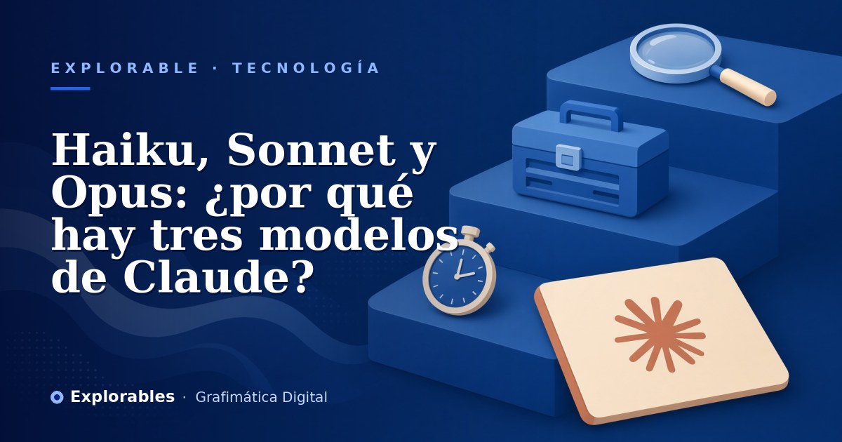 Haiku, Sonnet y Opus: ¿por qué hay tres modelos de Claude?
